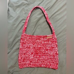 IU Themed Homemade Crochet Shoulder Bag
